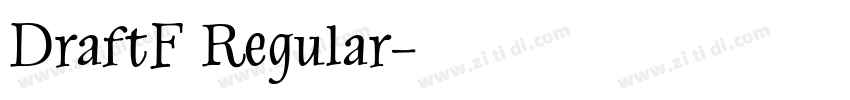DraftF Regular字体转换